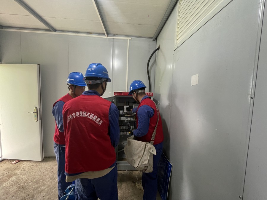 1圖為：巡護井溪鎮貓坪村提灌站